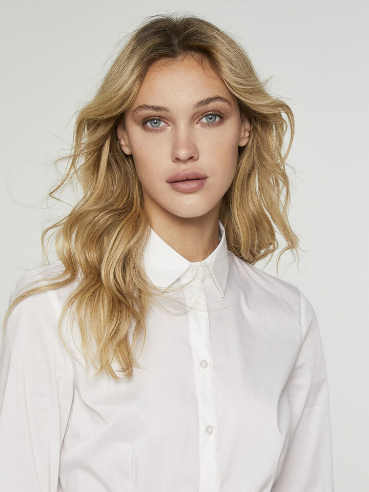 Camicia slim fit - camicie da donna - Bianco | Sisley image number 5